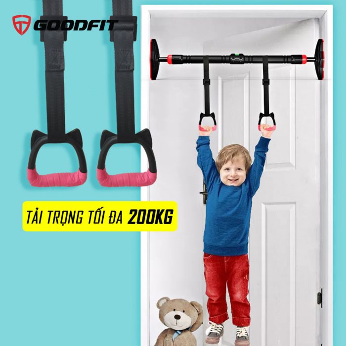Bộ dây hỗ trợ đu xà đơn cho trẻ em Goodfit GF002E chính hãng