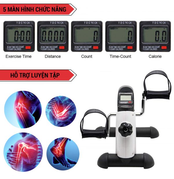 Xe-dap-tap-the-duc-tai-nha-chinh-hang-besport nhieu chuc nang man hinh Xe đạp thể dục mini tại nhà