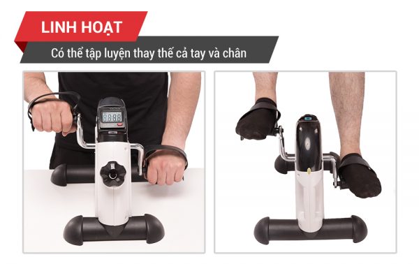 Xe-dap-tap-the-duc-tai-nha-chinh-hang-tien loi cho viec tap ca tay va chan Xe đạp thể dục mini tại nhà